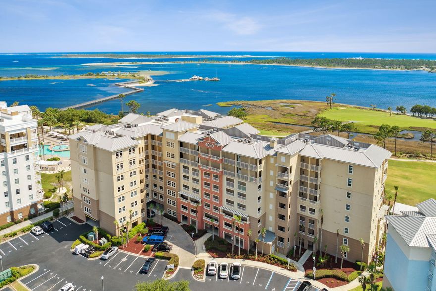 UNDER CONTRACT-SELLER TAKING BACKUP OFFERS!! Bay Point Grand Residences are located at the heart of the upscale, pristine community known as Bay Point and this community has it all. Waterfront to Grand Lagoon and St. Andrews Bay, Bay Point offers brand new Point South Marina which is home of the Billfish Tournament where anglers come from all around to compete in hopes of catching the big one and taking home the prize money. This deep-water marina is home of some of the most magnificent vessels around. For golf enthusiasts, Bay Point Golf Club offers the only Nicklaus Golf Course in Northwest Florida. The par-72 course measures more than 7,100 yards and tees up breathtaking views of the Lagoon and Bay.