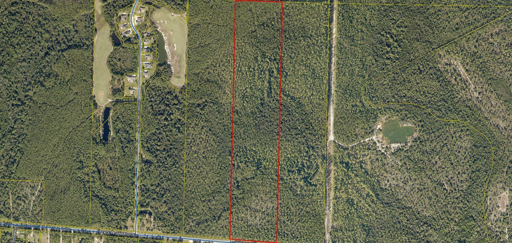 $16,000 PER ACRE FOR 660 FEET OF HWY 20 FRONTAGE! 52 wooded acres fronting the north side of Hwy 20 immediately past the entrance to Windswept Estates S/D. Currently zoned Estate Residential. The sellers inherited the property and have no survey or environmental studies. This is the middle of three adjacent 52-53 acre parcels. The 53 acre twin parcel adjoining on the east boundary (MLS 971280) is also available providing a combined 105 acres and approx 1320 feet of Highway frontage. Sellers have significantly adjusted their pricing and and are offering the parcels AS-IS and will not entertain a lenghty Due Diligence period. All dimensions and measurments are approximate and should be verified to the Buyers satisfaction.