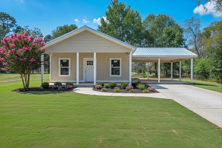 Why pay rent when you can own? NEW construction open concept floor plan offering a move in ready opportunity located in Lockhart AL! The home features two primary bedrooms, each with spacious bathrooms that provide ample space. The property offers great outdoor space for gardening, entertaining, or just enjoying the peace and quiet. Home has a large open concept with living, dining, and kitchen combo, that is perfect for entertaining. This cozy-built home offers a great floor plan with a perfect master suite on the rear of the home for your privacy. Home has a great covered front porch as well as a large 2 car attached carport. Located just over the Alabama state line means you'll save on property taxes and homeowner's insurance reducing your house payment so you can afford more!