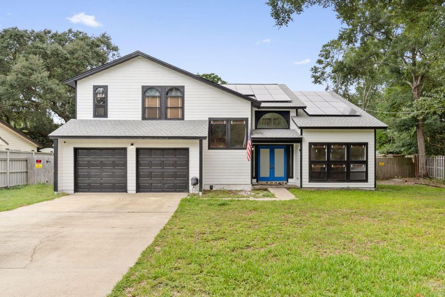 Seeking a tranquil in-town living experience on an established street? Look no further! This spacious home, boasts new hardiboard siding, solar panels, a large backyard featuring a pool encircled by a privacy fence. Other great features include: a stunning kitchen, vaulted ceilings, and modern amenities, making this home a gem. Located conveniently to Eglin and Hurlburt, shopping and more. Don't miss out on this fantastic opportunity!