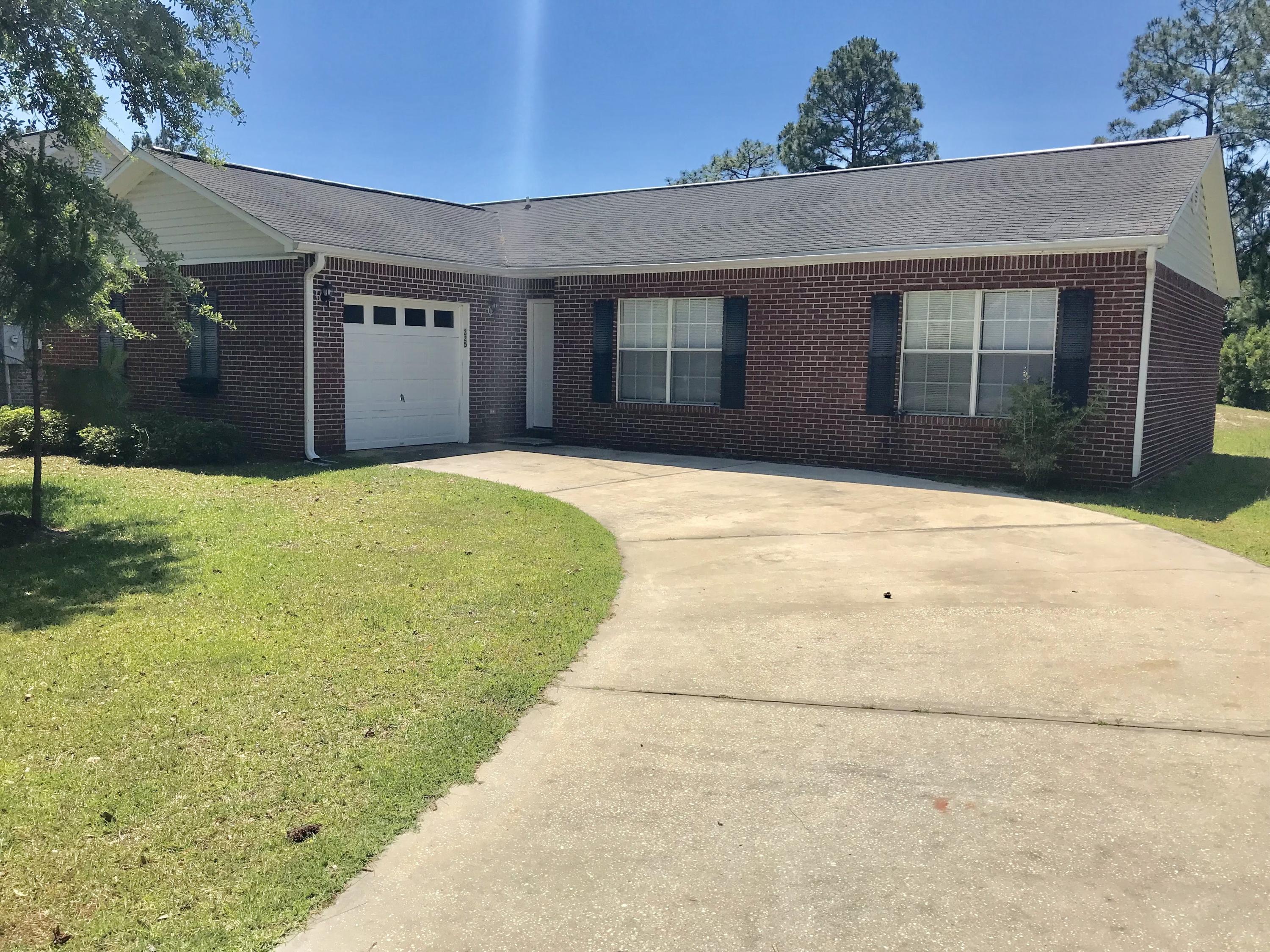 Contact the owner, Benjie Holley, at 334 608 8526 for details. 1 year lease, rent is $1250 per month, $1250 security deposit, one small pet might be allowed. This is a quiet neighborhood with easy access to the 30A area. Contact the owner, Benjie Holley, at 334 608 8526 for details. Please, do NOT contact the listing agent.Property is occupied. Shown by appointment only.
