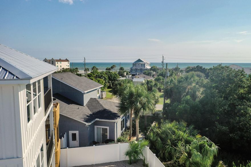 New Construction Gem! Amazing, rare opportunity to own an incredible investment property with potential annual rental income of $100K+. This 5BR/4BA beach house with GULF VIEWS boasts 2942 sq.ft of indoor living space while providing additional outdoor living areas-balconies, patio, and pool area.. The spacious outdoor living area features a saltwater pool. First floor living area features a chef's kitchen with stainless appliances, quartz countertop and soft close cabinets and drawers. Master suite is on level two with a private balcony. The master bathrooms feature double sink with quartz countertop, large walk-in shower, and soaker tub. An additional 4 bedrooms and 3 baths make this the perfect vacation home. Additional features include- hurricane impact proof windows and doors,