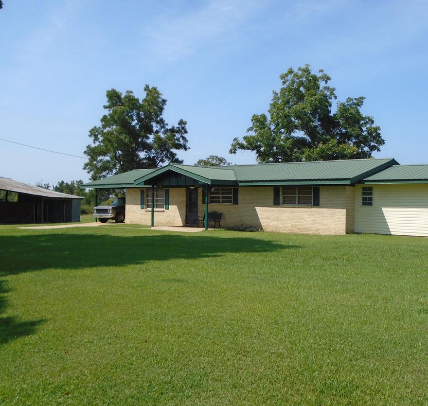 The perfect small farm in North Walton County. Home has an open floor plan and has been upgraded. A new metal roof was installed in 2005, new central air and heat (heat pump) in 2013, new septic system and drain lines, new carpet and plantation blinds. Exterior recently painted. In 2005, a new master bath with a walk-in closet was added. Dining room includes a family room area that opens to a porch. Home includes 3 porches, front, back off family room plus small porch off of master bath. Property is approximately half pasture and half natural woodlands. Also includes a barn. Property listed under Detached Single Family - MLS# 607144. Listing Broker/Licensee related to owner.