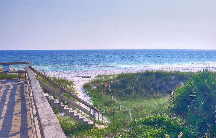 Bid A Wee Beach Jewel! This charming Block home is only 1 block to the private and gated,entrance to Bid A Wee Beach. Nt only is the location amazing the R-2 zoning allows for short-term rentals! and what a terrific short term rental this is! This home is newly renovated,decorated beautifully and has an in ground pool for your enjoyment. Just a block to Bid-A Wee deeded Beach, This adorable 2 bedroom with an additional bunk area is set up to accommodate your entire family and friends. Conveniently located close to Pier Park,The airport, Carillon Beach & 30-A add to its desirability. It will make a great residence, second home, or rental Property. Come see this special property soon!