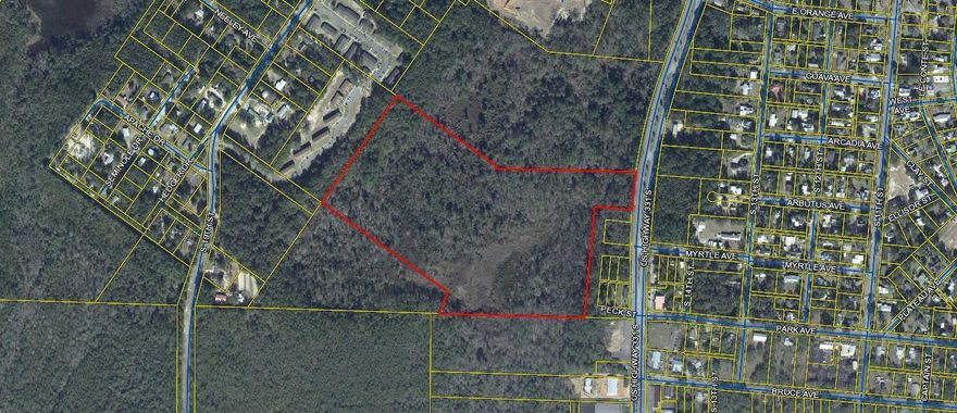 Versatile and enormous vacant acreage with tons of potential!! Centrally located less than 1- hour to the glittering beaches of the Emerald Coast, this vast property offers a multitude of opportunities, ranging from residential construction to multifamily dwellings. Easy access from HWY 331 S, may provide future residents and tenants a quick and stress-free daily commute. For additional convenience, several restaurants, schools, gas stations, grocery stores, pharmacies, and shopping centers are only 3 minutes away. As a bonus, the Destin-Fort Walton Beach Airport is only a 42 minutes drive away. Currently wooded and ready for a brand new vision, this massive piece of land may be ideal for a chic neighborhood or luxury apartment complex. Call now to schedule your  exclusive tour!