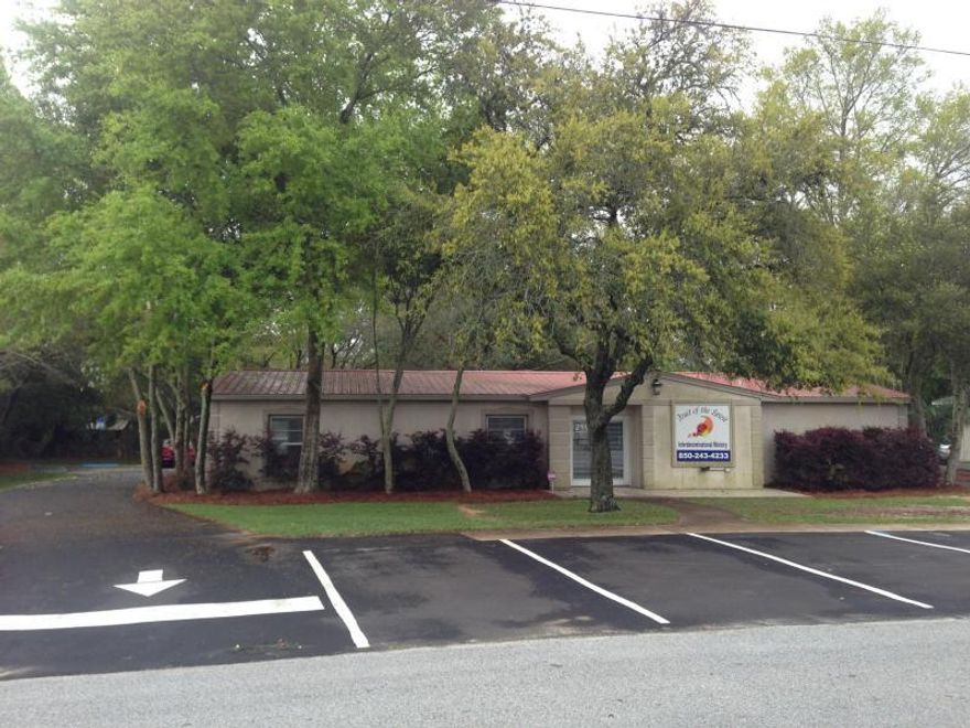 Premium professional or medical office space in area of other professional and commercial offices. Large central reception area and 4 Offices (or 3 offices and conference room). Nice open reception area with two built in front office stations. Building very nicely remodeled and in excellent condition. Recently upgraded parking lot and grounds. 10 private parking spaces are included in lease, 5 in the front and 5 to the rear of the building including one dedicated handicapped spot. Additional public parking lot located across the street. Paid amenities include gas utility, trash dumpster, pest control, maintenance of landscaping and building exterior, parking, property tax, and sales tax. Lessee responsible only for any additional utilities and for interior maintenance.