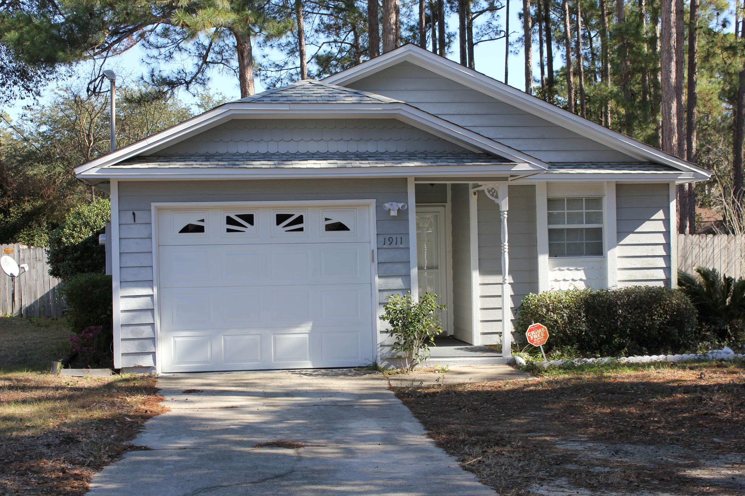 Available April 7, 2020!!!....This lovely 3 bedroom, 2 bath home is nestled on a quiet street in the heart of Niceville. The spacious interior features nice kitchen with upgraded appliances, a formal dining room, a spacious living room AND a bonus room that can be used as an office as well as three generously sized bedrooms. There are washer and dryer connections in the one car garage and plenty of closet space! The backyard is perfect for pets, children, entertaining, or simply relaxing (complete with deck and a privacy fence). There is also a yard building in the backyard for additional storage. Pets may be allowed with a non-refundable fee. No inside smoking.