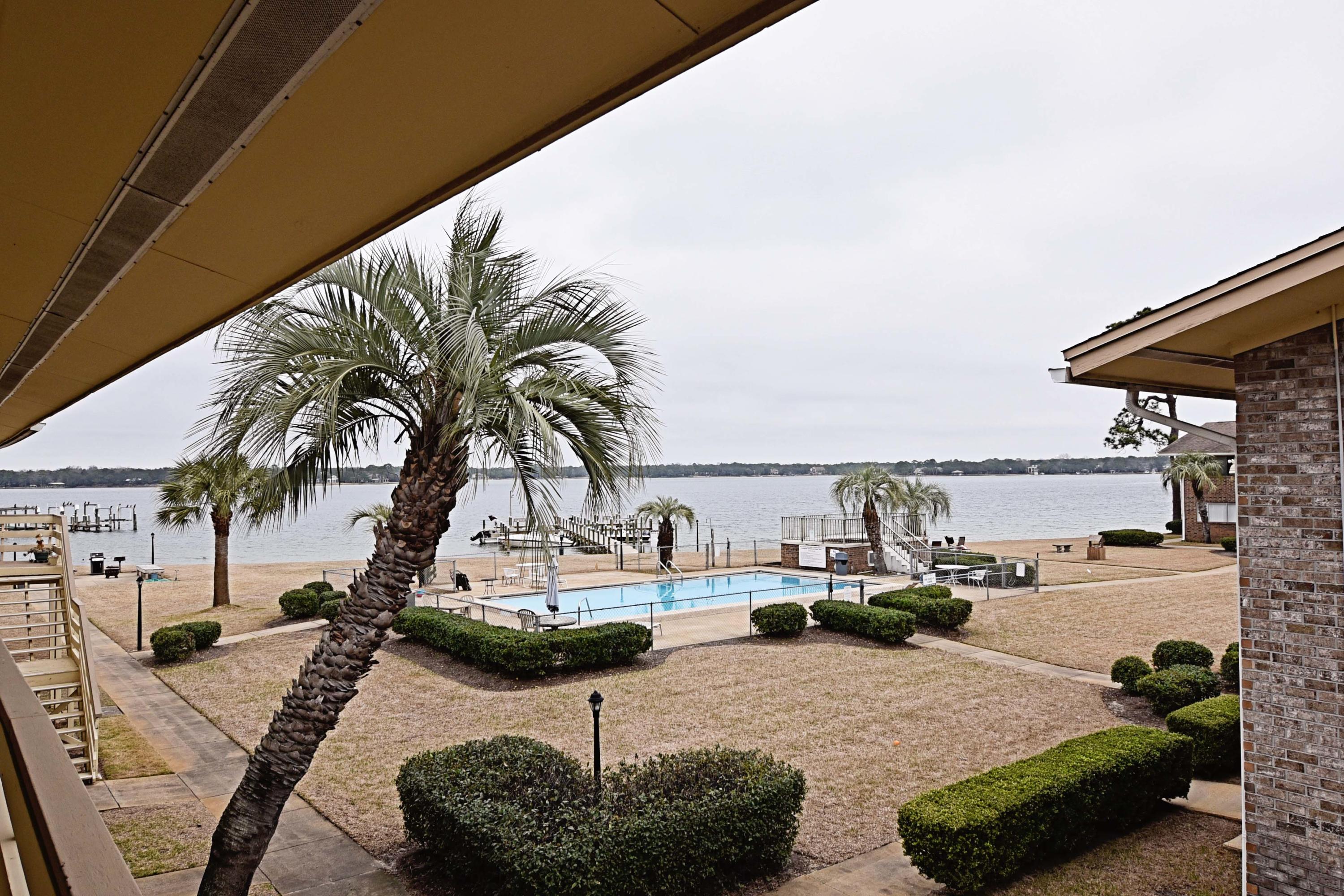 3bed/1bath unit with views of beautiful the Cinco Bayou. Seller offering $1000 flooring allowance. Great amenities include: in-ground pool, BBQ/picnic areas, dock and on-site laundromat. HOA provides water, sewer & trash, as well as basic cable. Located near Eglin AFB, Destin/Okaloosa Island beaches, shopping, dining and so much more. Schedule a showing today!