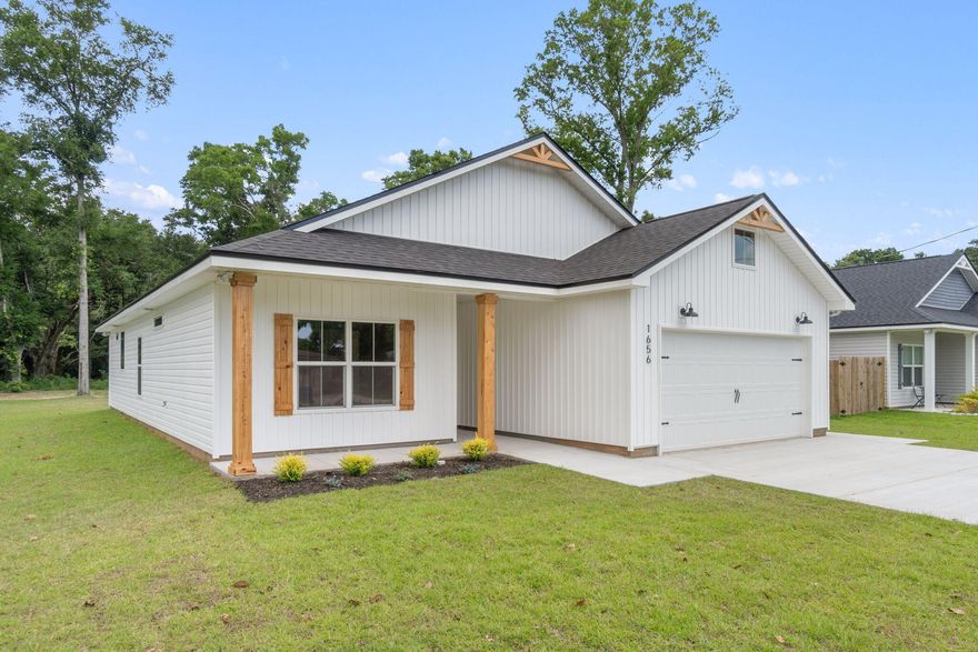 This Adorable and semi-custom craftsman inspired brand new home offers  spacious living with 3 bedrooms, 2 and a half bathrooms, an additional study or an office and endless opportunities to make it your own. House features Stainless Steel appliances, gas fireplace, quartz countertops, tall kitchen cabinets with crown, 9 ft. ceilings and an open Kitchen / Family Room concept - all this add warmth and character to the already beautiful design. Free standing gas range and tankless hot water heater make for a modern and comfortable living experience that you'll enjoy every day. You'll never have to worry about running out of hot water - a feature that is sure to impress. The master bathroom boasts dual vanities and oversized Walk-in closet.  But what truly sets this home apart is the opportunity to personalize it to your exact preferences. You'll have the chance to choose from 10 different flooring options, select your preferred counter top color, and even pick out the cabinet colors that speak to you. This is not your average builder-grade house - it's a true gem waiting for your personal touch. This craftsman home is brought to you by family-owned business that builds homes with heart. When you purchase this home, you'll not only be investing in a beautiful house but in a company that values integrity, craftsmanship, and customer satisfaction. We take pride in every home we build and ensures that each one is a reflection of our commitment to quality and excellence. With a focus on personalized service and attention to detail, you can trust that your home-buying experience will be second to none. Don't miss out on this opportunity to own a beautiful, semi-custom home built by a company with a heart. Contact us today to learn more about how you can make this house your forever home. *Estimated completion on or before August 30th 2025* THESE ARE STOCK PHOTOS- NOT ACTUAL LOT SPECIFIC FINISHES. PHOTOS ARE OF SIMILAR PROPERTIES THAT WERE BUILT.
