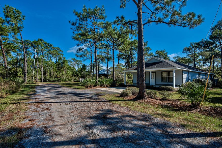 This 3 bedroom 2 bath home in Shelter Cove is well located in the Santa Rosa Beach area to shopping and dining in Grand Boulevard, and close proximity to Hwy 30A and the coastal communities of Dune Allen and Blue Mountain Beach. There is a public park in Driftwood Estates, just minutes towards the bay off Mack Bayou Rd, and this location is conveniently close to Sacred Heart Hospital.