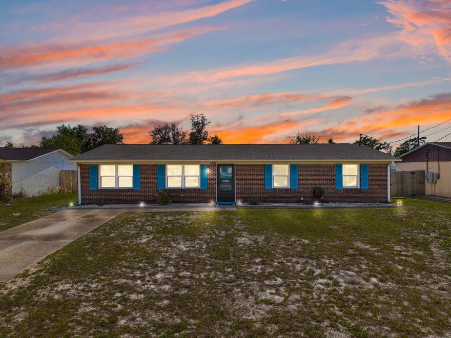 Located just minutes from Tyndall Air Force Base, this beautifully updated 3-bedroom, 2-bathroom home offers 1,431 square feet of thoughtfully designed living space on a spacious lot in Callaway. This one-owner residence underwent a full renovation in 2020 and includes numerous upgrades throughout. Improvements include a new roof (2019), updated insulation, windows, sheetrock, flooring, cabinetry, interior paint, light fixtures, closet doors, and a screened-in patio with upgraded outdoor flooring. The HVAC system was replaced in 2018, and the recently installed Andersen brand sliding glass door provides easy access to the patio while allowing in plenty of natural light. The heart of the home is the spacious kitchen, featuring soft-close drawers and cabinets, Whirlpool dishwasher and refrigerator, and updated finishes that blend both function and style. The adjoining sunken family room offers flexible space for relaxation, entertaining, or creating a home office or playroom. Additional highlights include a custom-designed laundry room with floor-to-ceiling built-in storage and new carpet and durable flooring throughout. The fully fenced backyard and screened-in patio create a peaceful and private outdoor settingperfect for gatherings, morning coffee, or unwinding at the end of the day. Patio furniture will convey with the sale. Whether you're searching for your first home, downsizing to a simpler lifestyle, or upsizing for extra space, this home offers flexibility, modern updates, and a convenient location close to shopping, dining, schools, and Tyndall Air Force Base.