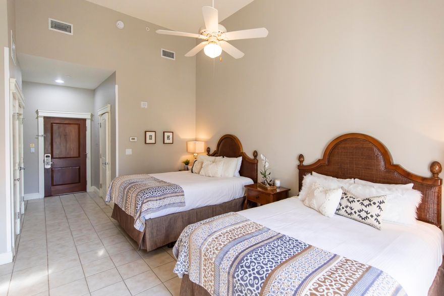 Bring your offers for this ''Cozy Grand Sandestin vacation escape''Ground Floor condo with Great Rental Income 2018- $23.987 Gross and 2019-$22,062 Gross. Tile floor throughout, 14 ft ceiling, all furnished for ultimate enjoyment this studio offers floor to ceiling sliding Glass Door leading into your semi-private covered outdoor patio. Enjoy the view and relaxing atmosphere of the beautifully landscaped Sandestin grounds directly from your bed. The Grand Sandestin offers luxurious amenities including elegant Lobby with Ballyhoo Bar & Lounge, full concierge service, fitness center, swimming pool and valet parking for your convenience. Perfectly located ata walking distance to Baytown Wharf village offering variety of restaurants, shops and entertainment, Sandestin Marina.