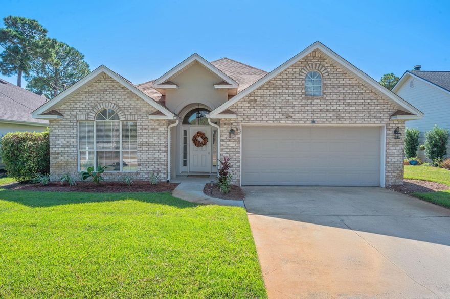 This home is located two blocks from the bay and minutes from the areas white-sand beaches, renowned restaurants, and shopping with easy beach access by street-legal golf cart.  Updates include 2022 roof~2018 HVAC~2025 lawn pump/new landscaping ~2022 hot water heater~2025 entire interior paint~2025~ stove!  The living room and master bedroom both have 12ft ceilings and crown molding.  The master bath has double vanities, separate shower and garden tub.  This home is move in ready and perfectly suited for coastal living.!  Buyer to verify all dimensions and information.