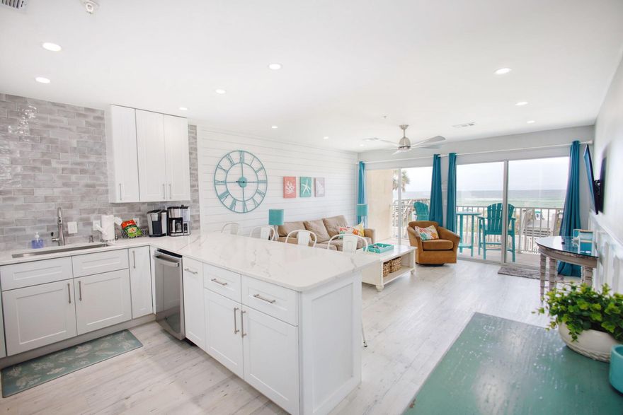 Are you looking for a completely renovated Gulf front unit? Well look no further than unit 102! This second floor unit has been 100% remodeled and ready for its new owners. This 1/1 also has double bunk beds in the hall way and brings in 50k+ a year from vacation rental income! This is a low density building has only 9 units, plus you still get a pool, elevator and covered parking! Enjoy your view of the Gulf right from your balcony! Reach out today to schedule your personal showing!