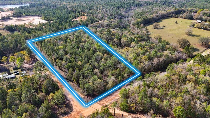 Big 4.2 Acres! You have found the perfect lot. Easy access to flat level lot! Corner lot so you have many options for driveways! Perfect combination of privacy and short drive to shopping, lakes, golfing, beautiful white sandy beaches etc. Hurry get your offer in today!
