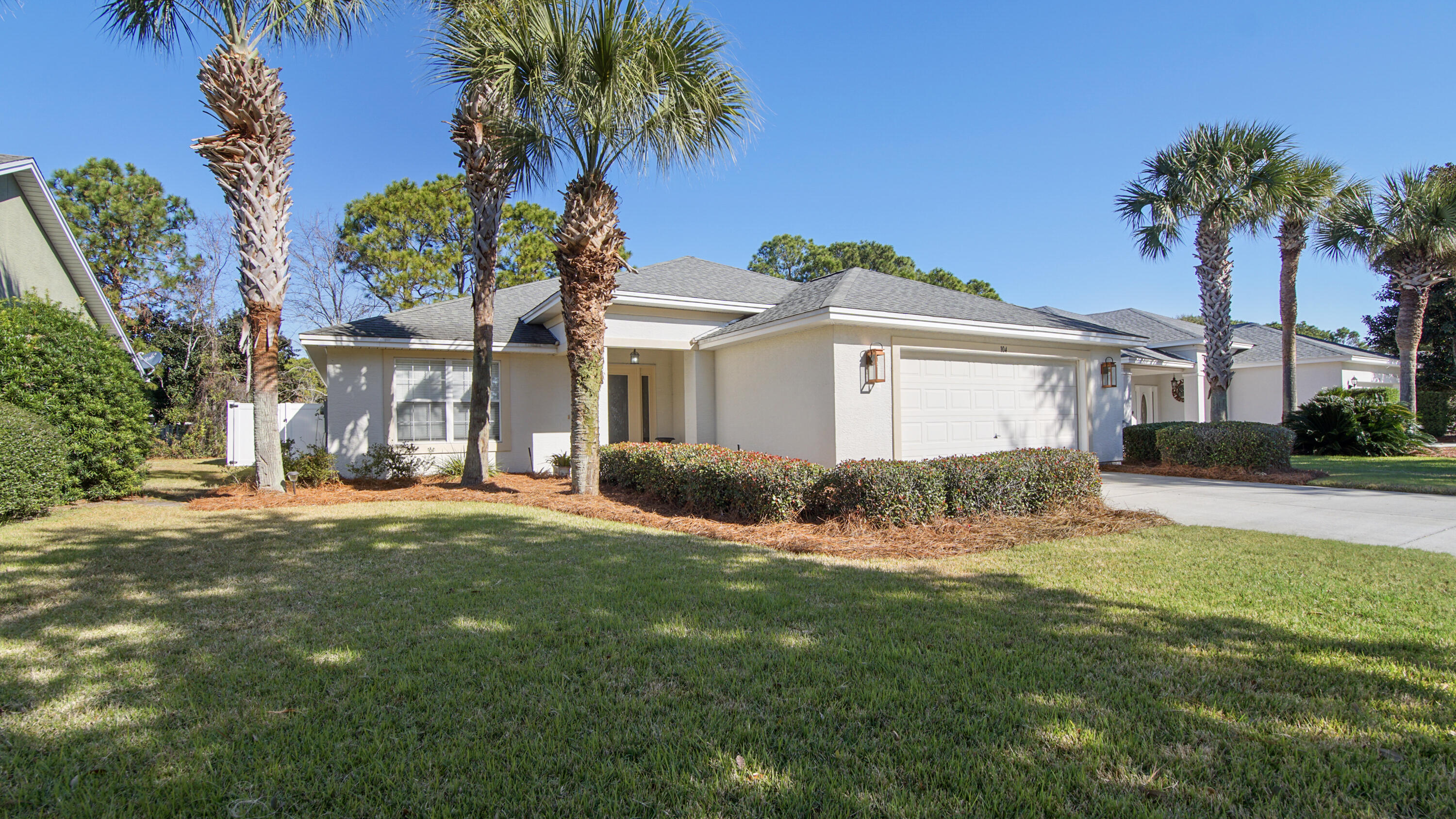 Welcome to this charming 3-bedroom, 2-bathroom home with office, located in the highly desirable Palmetto Trace neighborhood. This home offers the perfect combination of comfort, convenience, and style. This home features fresh, modern updates throughout the home with brand-new interior paint and luxurious new LVP (Luxury Vinyl Plank) flooring. Also you enjoy the large 17x28 Florida Room that is both heated and cooled, making it an ideal space for year-round use as a sunroom, office, or entertainment area. This home is located Nestled next to Pier Park, offering endless shopping, dining, and entertainment options, plus the proximity to Frank Brown Park for outdoor activities.