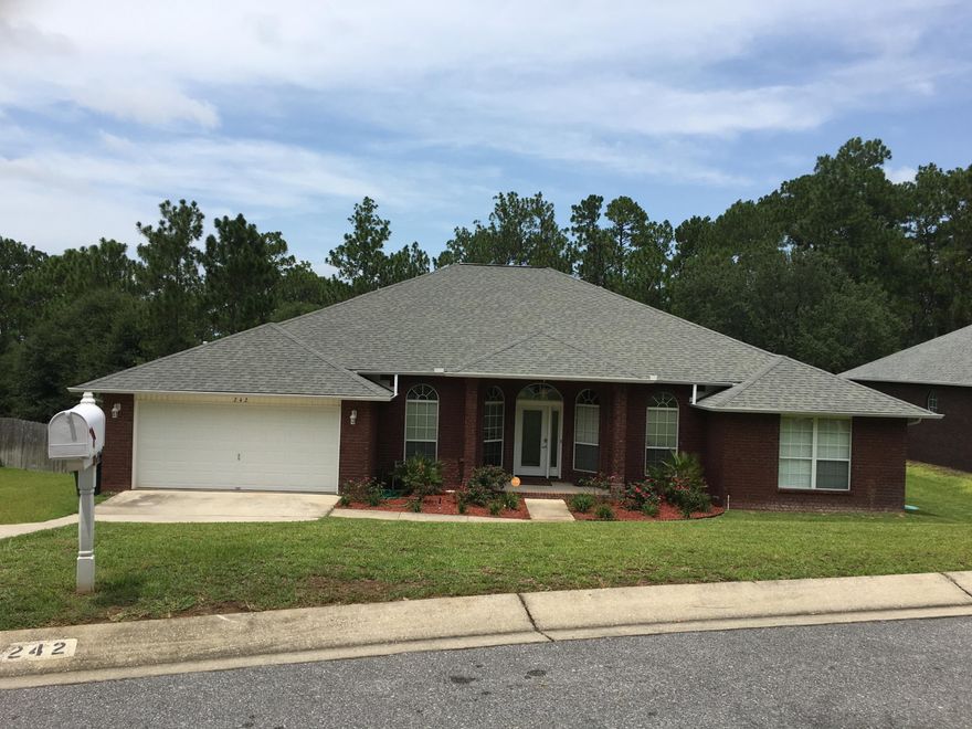 You Will Be Proud To Call This Your Home! Sellers Have Lovingly Maintained This All Brick Home. Gorgeous Front Door Greets You at the Covered Porch. The House Lives Large! Huge Living Area as You Enter The House. Gas Fireplace. Wonderful Master Suite with His and Her Walk-In Closets. Two Additional Bedrooms Share a Bath. 4th Bedroom Has It's Own Bathroom. Would Make a Wonderful In-Law, Guest Suite or Perfect For a Teenager! Heated & Cooled Florida Room. Great for TV, Games, an Office. Beautiful Eat-In Kitchen with Gas Range and a Formal Dining Room for Holiday Gatherings. The Yard Has Had French Drain System Installed and Sodded. They Replaced Popcorn Ceilings with Knockdown! This is a Wonderful, Warm, Inviting Home! Even has Neighborhood Play Area. A Must See.Buyer to Verify Measurement