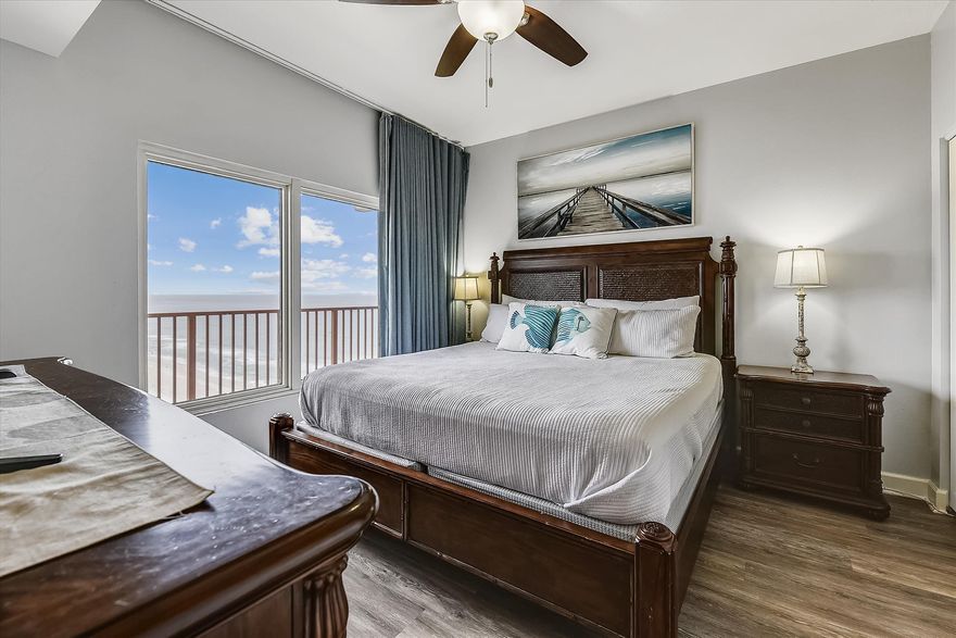 OWNER FINANCING AVAILABLE!! ARE YOU SELF-EMPLOYED AND DON'T WANT TO DEAL WITH THE BANKS FIRST-HAND? TAKE ADVANTAGE OF THIS OPPORTUNITY TO CASH FLOW!! LET'S MAKE THIS HAPPEN FOR YOU AS THE 2024 SEASON KICKS INTO GEAR!!!Welcome to Paradise at Shores Of Panama, a stunning resort nestled along the serene Gulf of Mexico coastline located in the Panhandle. This exquisite listing offers the perfect blend of luxury and coastal living with breathtaking views and an array of resort-style amenities. Upon entering this meticulously chic unit, you'll be greeted by breathtaking views of the Gulf of Mexico from the spacious living area, thanks to the floor-to-ceiling windows that bathe the space in natural light. Imagine waking up to the sound of waves and enjoying your morning coffee.