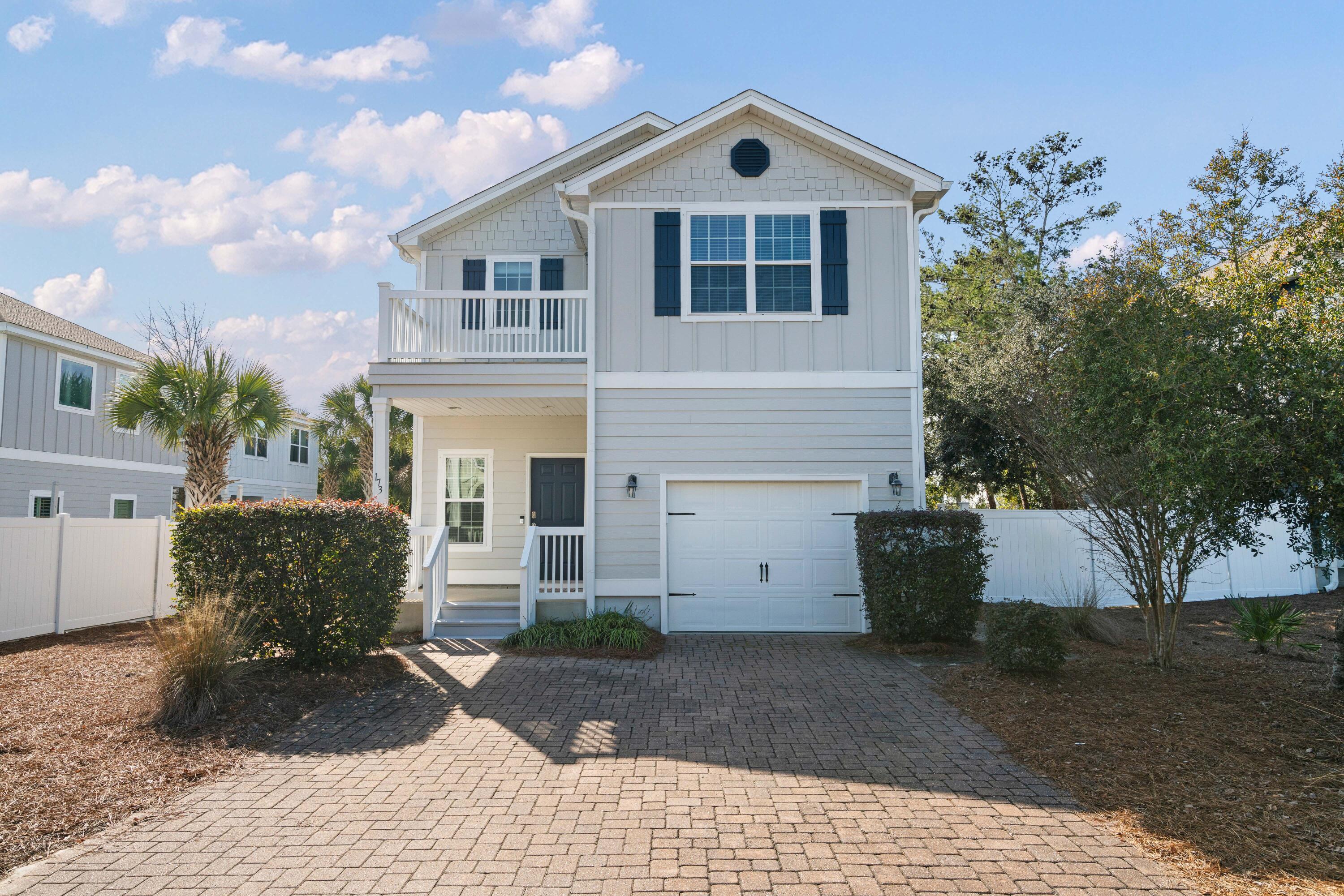 A Beach House with out the Beach House Price. Step into your dream coastal retreat with this charming 3-bedroom, 2-bathroom home--where style, comfort, and opportunity meet! Not only is this the perfect place to call home, but it also doubles as a fantastic income-producing vacation rental! The bright and airy kitchen is a delight, featuring crisp white cabinets, sleek black granite countertops, and shiny stainless steel appliances--including a coveted gas range, perfect for whipping up delicious meals for guests.The cozy living room opens to a covered porch overlooking the fenced backyard, a wonderful spot to sip morning coffee or unwind on a breezy summer afternoon.Upstairs, the luxurious master suite is a private oasis with its very own balcony. The spa-like master bath invites pure relaxation with a soothing garden tub, a spacious walk-in shower, and dual vanities.
Two additional generously sized bedrooms provide plenty of space for family, guests, or even a stylish home office. Whether you're looking for a personal getaway or a money-making vacation rental, this home offers the perfect mix of charm, space, and modern amenities to make coastal living both dreamy and profitable!