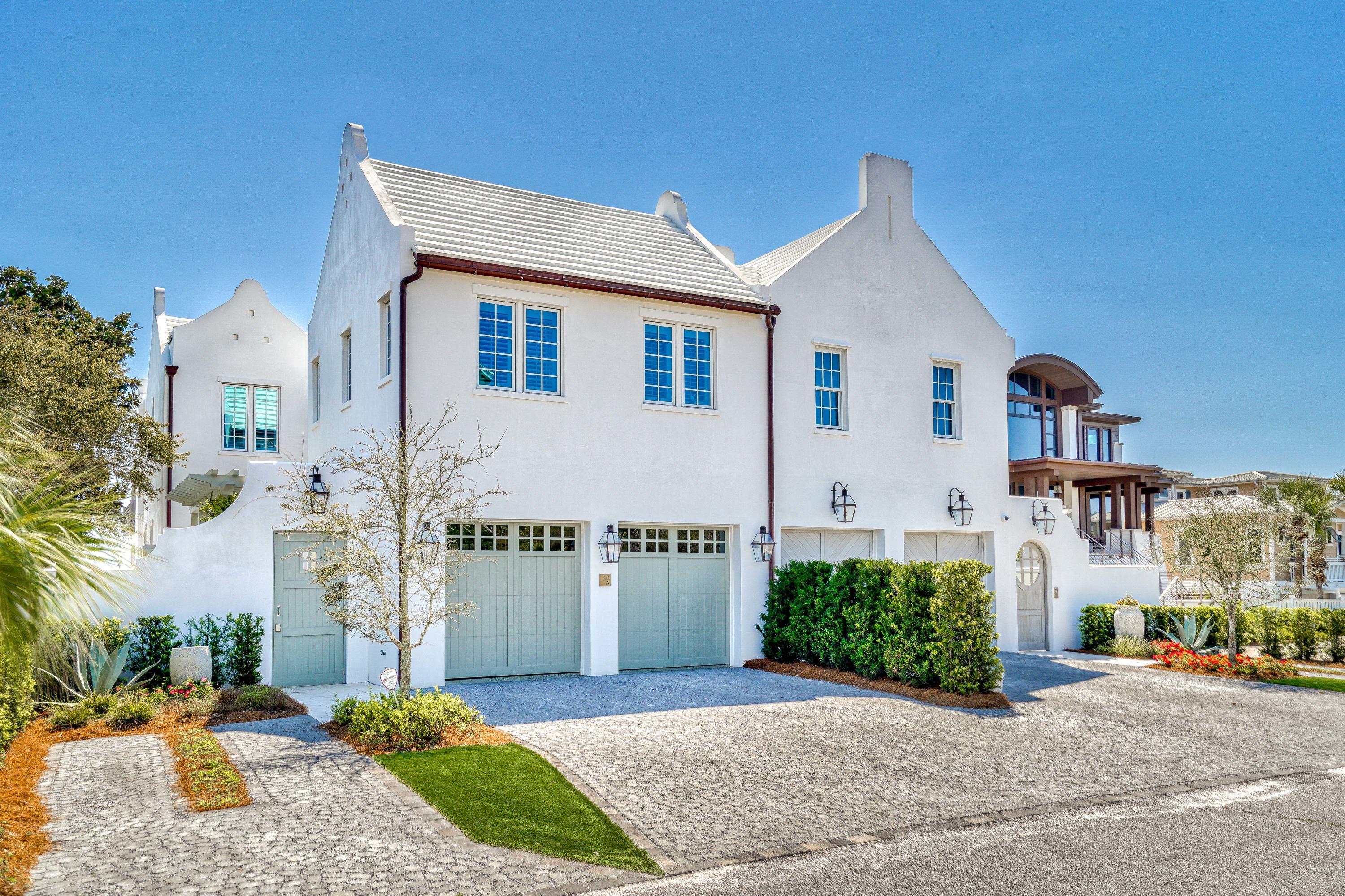 Located in gated Camp Creek Lake between Watersound and Alys Beach the gate to your Private Beach Retreat welcomes you into an entry Garden Courtyard with a sparkling tiled fountain . Coastal sophistication defines this 5BR/5.5BA gulf front with nearly 4,700 sqft and 90' of beach frontage. French doors off the kitchen open to a second courtyard with swimming pool. Discover stunning design coupled with outstanding craftsmanship. The interiors glisten with light on the venitian plaster walls, coffered wood ceilings and arched entryways welcoming you into the expansive living and dining spaces made even more spacious by a full EuroWall Folding Glass System that opens to a beachfront den with a second EuroWall that opens to the gulf. Ask for the list of features. Nothing is missing. This is it