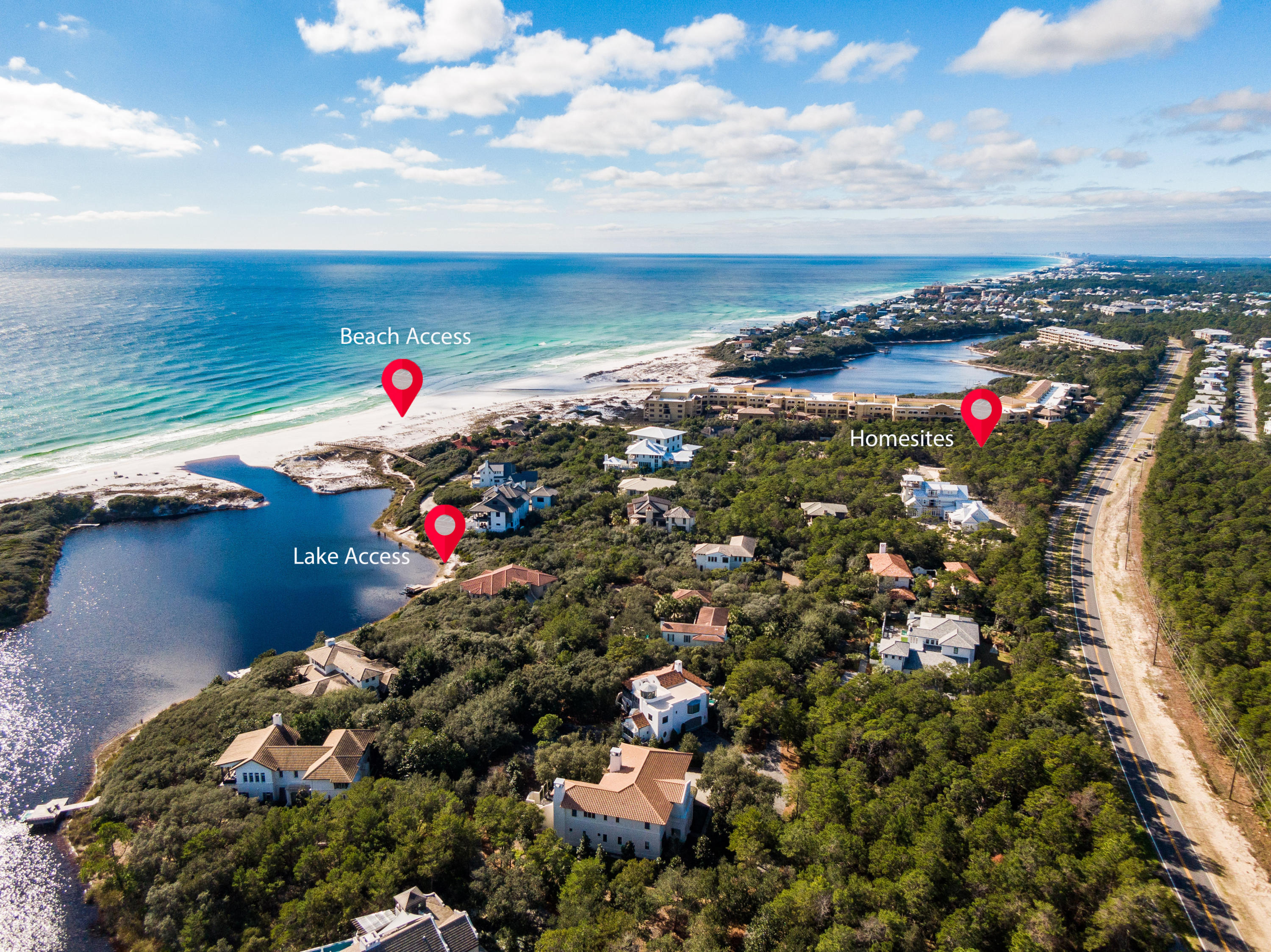 Bannerman Beach Estates is small gated gulf front neighborhood offering .5+ acre homesites with exclusive deeded beach and lake access. This rental-restricted community is located on the Gulf of Mexico and nestled alongside Little Redfish Lake on Scenic Hwy 30A. With its perfect location and tranquil backdrop, Bannerman Beach provides homeowners the opportunity to build their ideal home in this intimate beachside community with unparalleled privacy nestled amongst Florida's native vegetation. Close proximity to boutique Shopping, Eateries, State Parks of Grayton Beach, WaterColor and Seaside plus more. Experience Old Florida Living the way it should be...