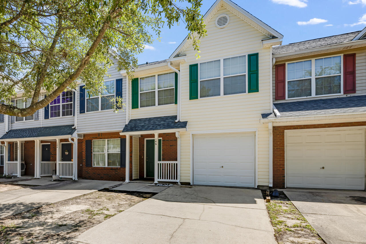 Welcome to 146 Swaying Pine Court--this 3-bed, 2.5-bath town home offers fresh paint and carpet (Jan 2025), LVP flooring (2023), and an open-concept layout. The kitchen features updated hardware, and modern ceiling fans provide added comfort throughout. A new roof (July 2024) and French doors (Sept 2024) offer peace of mind. The spacious primary suite includes a walk-in closet and private bath. Enjoy outdoor living on the fenced patio. Positioned with access to shopping, dining, and essential services. Schedule your showing today!