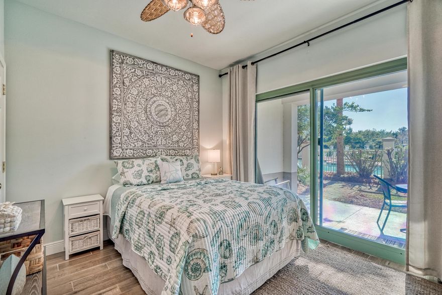 **JUST REDUCED FOR QUICK SALE** Welcome to The Inn at Seacrest! This comfortable ground floor condo has been tastefully remodeled and offers the utmost convenience with parking right outside the condo and the pool just off the back patio.  No elevators or stairs to worry about with this one!  Located just East of Alys Beach in Seacrest you can walk to all things Rosemary Beach, Alys Beach and Seacrest Beach. These condos are excellent vacation rentals or perfect weekend getaways for owners looking for an affordable escape along 30-A. You have excellent beach access with this condo and a nice, quiet community pool. Don't miss out on this wonderful opportunity along Scenic Highway 30-A!