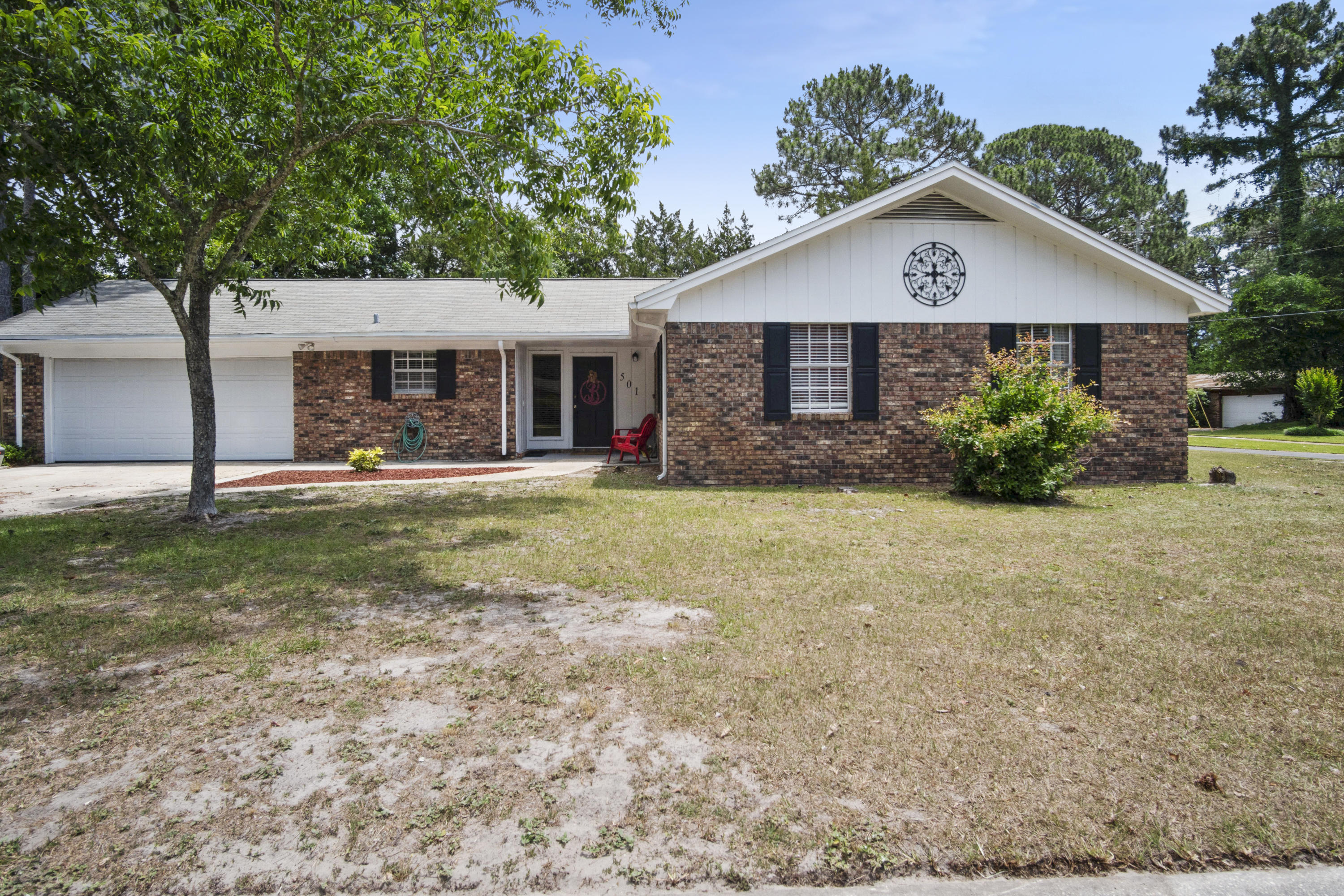 Seller will have new roof installed with accepted offer!Rare opportunity to own a beautiful updated home in the heart of FWB. This home sit on over a quarter of an acre and only has one connecting neighbor and allows for privacy! The oversized backyard allows for tons of opportunities are endless! The hot tub is perfect for relaxation. Large open living spaces with space are perfect for entertaining! Both bathrooms are updated and ready for you!Do not miss out on your opportunity to own this awesome property in the incredible Fort Walton Beach area!