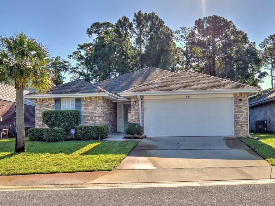 This well maintained 3 bed/2 bath home near Hurlburt field is a MUST see! Features include - Master bath walk-in shower, dual vanities, plant ledges, vaulted ceilings, AC/heater is only 2 months old, hot water heater is 3 years old, and insulated garage door is 2 years old. Extra insulation has been added to the attic. Back deck of house backs up to a protected conservation area. There is also deeded beach access to enjoy fishing from the dock or just enjoying the sound.