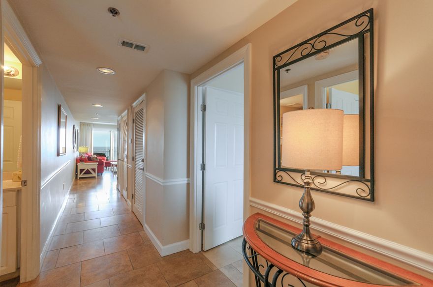 View the 3D Tour! Your Dream Oasis Awaits! GREAT condo w/a million $$ view for way less! Amazzzzing sparkling clear emerald green Gulf and sugar white sand beach views that you will LOVE! Designed for relaxed comfort, ready for a new owner. New stainless appliances, tile floors throughout, & coastal cottage decor. Bonus views of the bay/city of Destin from the Br windows and Gulf from Kitchen/Living/hall. Enjoy refreshing tropical lagoon style sprawling 4500sf pool, beachfront 2nd pool, fitness ctr, 42-person theater, 8+ acres of green space, private gated beach, gated resort entry, walk to beach dining-The BackPorch, and the Candymaker, lobby area, porte cochere entry, covered+guest parking, grill area, lobby & snack shop. Shopping, dining, golf, water activities nearby. VERY EASY SHOW!