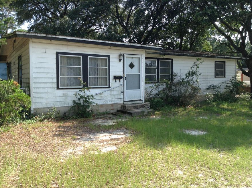 Huge price reduction! Seller says sell! Great corner lot in the heart of Fort Walton Beach. House could be reconditioned for a Rental or replaced with a new home. Buyer to verify all data and dimensions.