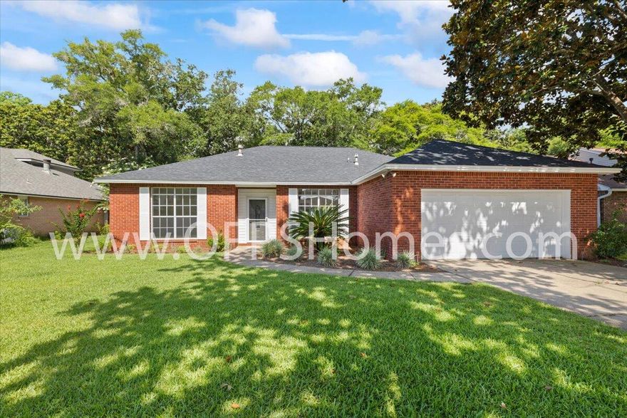 AVAILABLE IN FEB! Brick 3 bed/2 bath with office home in Mossy Oaks on a larger lot near the end of a quiet cul-de-sac. Includes a flex room that can be used as an office or additional bedroom. Family room has cathedral ceilings, a gas fireplace, and opens to a sunny Florida room. Updated kitchen with granite countertops, subway tile backsplash, and full kitchen appliance suite. Luxury vinyl plank throughout main areas and carpet in the guest bedrooms. Beautiful large backyard. Interior neutral painted. *Occupied but easy to show.* NO smoking. 600 minimum FICO credit score required in addition to meeting rental criteria. Pets allowed upon approval with a non-refundable pet fee. All applicants are required to complete an application on PetScreening.com regardless of if they own a pet or not. Applicants with an ESA are also required to complete the application.

We also offer a security deposit waiver option for tenants such that they do not have to pay a security deposit upfront. Terms and conditions apply. Review addenda for details.