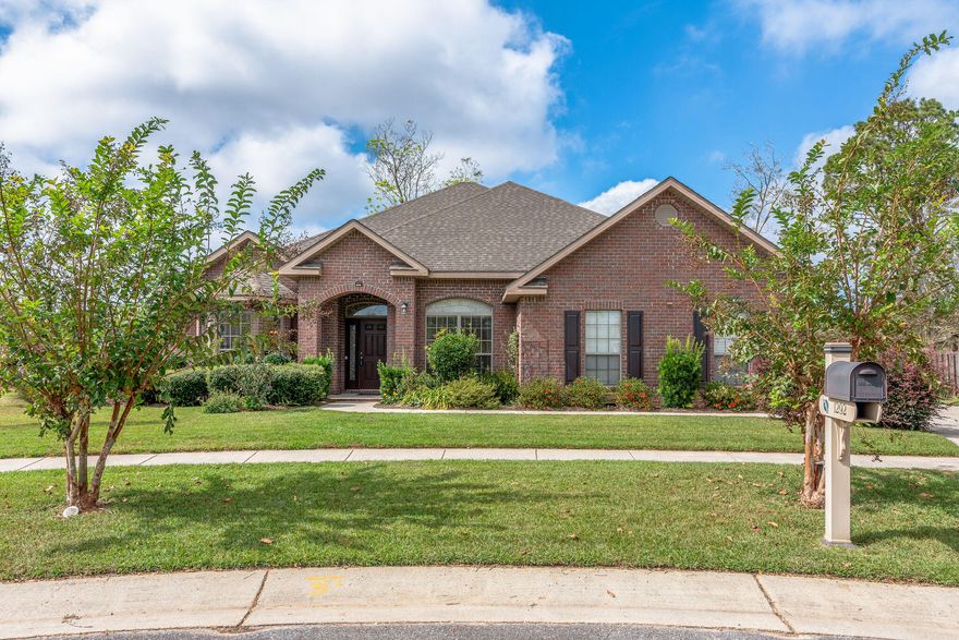 You won't find a better location than this gorgeous home in the gated community of Soaring. Conveniently situated near NFCU, UWF, Downtown Pensacola and I-10, you are close enough to everything you could want with the privacy that a more rural town offers. Sitting on almost 1/2 an acre, this 4/3 2,610 sqft home has only had 1 owner and has been immaculately maintained. Stunning wood flooring can be found in all of the main living areas and an oversized kitchen with both an island and a breakfast bar provide plenty of seating and workspace. The master suite boasts TWO separate walk-in closets, a large bathroom with double vanity and a separate shower and tub. The three additional bedrooms are all generously sized and one is even designed to be used as an office/study if you'd prefer.