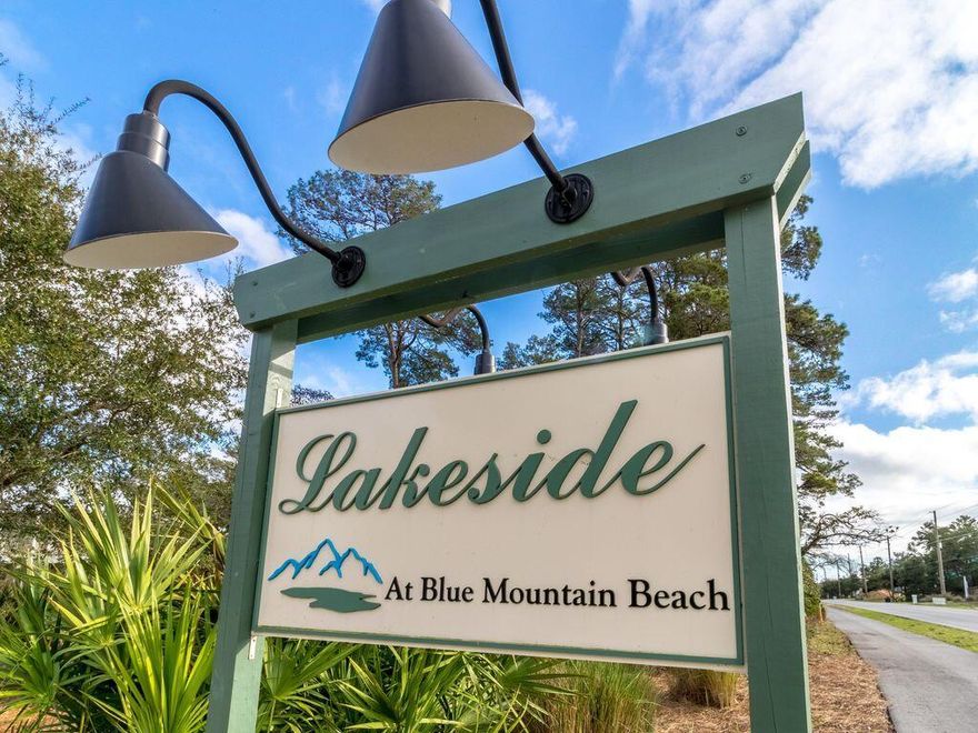 Welcome to Lakeside at Blue Mountain. Build your dream home or investment property with no rental restrictions in one of 30A's most desirable communities. No build out time, community pool and clubhouse, low HOA fees and close to the Blue Mountain beach access with restrooms and showers. Point Washington State Forest borders the north and east boundaries of Lakeside. Just outside of Lakeside is 30A's bike path which leads to nature trails, dining, shopping, the Blue Mountain Creamery and the sandy white beaches and emerald green waters of the Gulf of Mexico. Buyer to verify all dimensions.