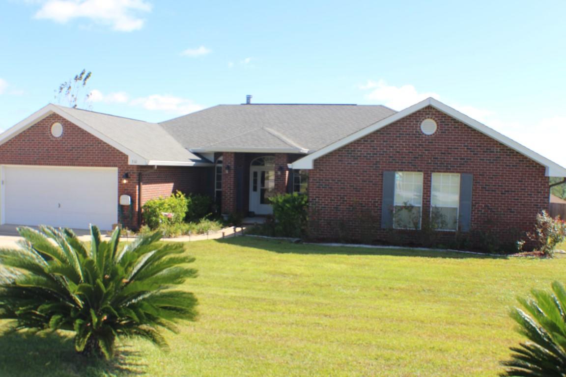 BEAUTIFUL SPACIOUS HOME WITH 2701 SQ FT OF LIVING 4 BEDROOMS AND 2 FULL BATHS. LOCATED ON THE SOUTH SIDE OF CRESTVIEW WITH EASY ACCESS TO MILITARY BASES. FEATURES INCLUDE LARGE GREAT ROOM WITH FIREPLACE, HUGE KITCHEN WITH CENTER ISLAND AND STAINLESS APPLIANCES, CROWN MOULDING, LARGE BEDROOMS, FORMAL DINING ROOM, A SEPARATE OFFICE, HUGE COVERED BACK PORCH 48 FEET LONG, PRIVACY FENCED BACKYARD, YARD SHED FOR STORAGE, WIDE DRIVEWAY WITH EXTRA PARKING AND A SPRINKLER SYSTEM FOR THE YARD. THIS HOME WAS BUILT IN 2007 AND METICULOUSLY MAINTAINED. SELLER IS MOTIVATED AND WANTS AN OFFER.