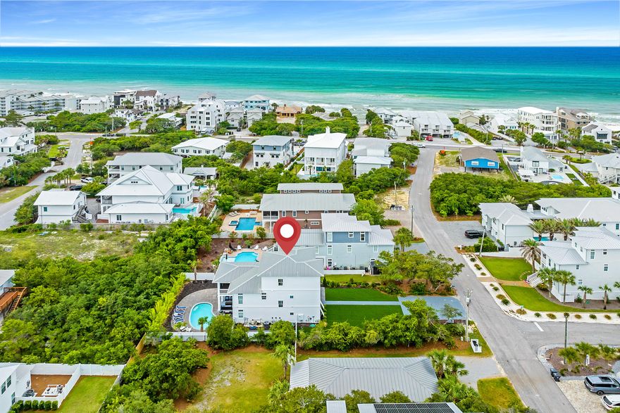Welcome to this beautifully renovated 4-bedroom, 4-bathroom beach home, ideally located just one block from the beach and a short stroll to Alys and Rosemary Beach, where you'll enjoy boutique shopping, fine dining, and a vibrant coastal atmosphere. From the moment you arrive, you'll be drawn to the home's classic coastal charm-bright, inviting, and designed for relaxed beach living. Inside, a thoughtfully updated interior blends modern comfort with seaside style, featuring open living spaces filled with natural light and stylish finishes throughout. Step outside to discover your own private pool, perfect for cooling off after a day in the sun, and several spacious outdoor porches that invite you to unwind and soak in the coastal breeze. The home sits on a generous lot, offering ample room for outdoor entertaining or even future expansion. An architectural rendering for a charming cottage house with a two-car garage is available, highlighting the incredible potential to expand and create additional living space. This flexibility makes the property ideal for full-time coastal living, multigenerational comfort, or the addition of a private guest retreat. With its prime location, private pool, and recent renovations, this property is the perfect primary residence, vacation getaway, or investment opportunity along the sought-after 30A coastline.
