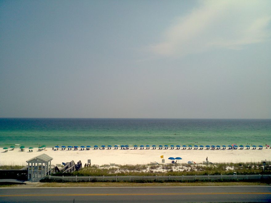 Third Floor Beach Retreat With Superb Gulf Views. 3 Bedroom, 2 Bath Furnished Condo. The Community Owns 300 Ft Of Deeded Beach. Living Area, Dining, And Kitchen All With Great Gulf Views. Master Bedroom Has Gulf Views And Private Slider Doors To Balcony. There Is Room For Everybody On This Spacious Balcony. Tile Floors Through Most Of The Condo With Carpet In Guest Bedroom And Third Bedroom. Third Bedroom Is A Bunk Room But Has Plenty Of Room. Complex Is Gated, Has 3000 SF Swimming Pool With Grilling And Picnic Area. Construction Of Beach Retreat Is Concrete and Steel. You Must See This Unit To See All It Has To Offer. You Will Be Glad You Did!!