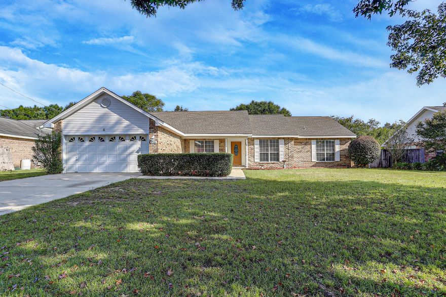 Come see this well maintained and updated 4 bedroom/2bath/2car garage situated on a flat lot in the sought after subdivision of Coronado Village located South of I-10 with low county taxes.  As you enter the home, there is an office space to the right with a formal dining room to the left perfect for those looking for space to work from home.  The family room features cathedral ceilings and is accented with a fireplace.  The kitchen has been recently updated to include new cabinets, granite countertops, tile backsplash, stainless steel appliance package, and a nice sized pantry.  The master suite features dual  vanities, his/hers closets, laminate and tile flooring.  The home has a split bedroom design with the additional bedrooms featuring ample closet space and laminate flooring.  The roof was replaced in 2016 and the HVAC system was replaced in 2019.  Schedule your showing today!