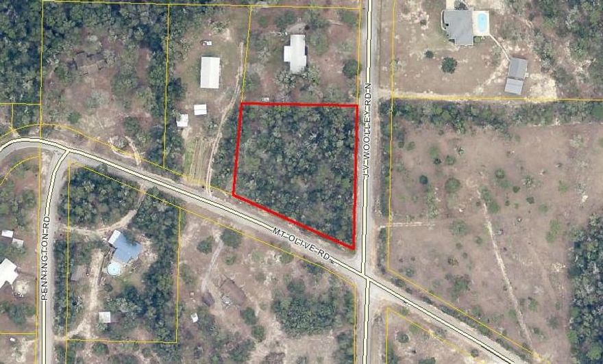 Contingency Contract Pending w/kick-out clause allow 72- hour response deadline. Level, wooded home site on the corner of Mount Olive Road and JV Wooley Road. Perfect for peaceful and quite living and ready for you to build your DREAM HOME! Mount Olive Road is convenient to Hwy 285 and I-10 Exit 70. Current Land Use and Future Land Use is Agriculture. Call for more details! Please verify zoning, school zones, and any other information that is important to you.