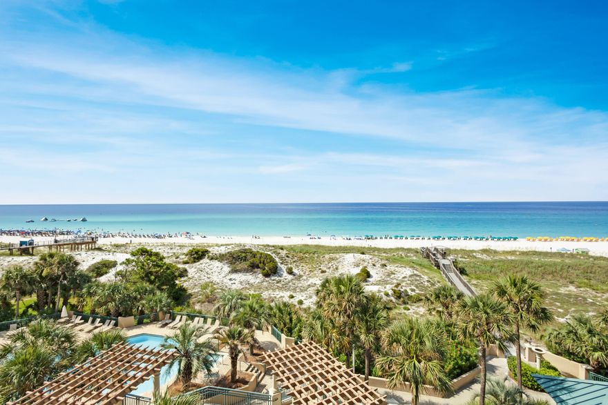 Discover unparalleled coastal living at 4417 Southwinds Drive in the coveted Southwinds I of Sandestin Golf and Beach Resort. This spacious condo boasts breathtaking Gulf views from every angle, complemented by a stunning wrap-around balcony perfect for soaking in the serene seaside ambiance. The interior layout is designed to maximize comfort and capture the essence of beachfront living, making every day feel like a vacation. Situated in a highly sought-after, rental-restricted building, this condo offers a unique blend of exclusivity and tranquility. The absence of short-term rentals ensures a peaceful environment, ideal for those seeking a private retreat. Residents of Southwinds I enjoy access to a range of upscale amenities, including private beach access, a sparkling swimming pool, and beautifully maintained common areas.

Whether you're looking for a primary residence or a luxurious second home, this condo's prime location within the resort provides easy access to world-class golf courses, fine dining, boutique shopping, and a variety of recreational activities. Embrace the coastal lifestyle you've always dreamed of in this exceptional Southwinds I condo, where stunning views and serene living come together to create an unforgettable experience. 

As an introduction to the Sandestin lifestyle, we invite our new owners to explore amenities that make Sandestin special. The listing brokerage and seller(s) are presenting the buyer(s) of this property with (2) 90-minute rounds of Tennis court time, a golf foursome at one of our three championship courses, and a round of golf for up to four (4) players at the unrivaled Burnt Pine Golf Club.

Sandestin Golf and Beach Resort features more than seven miles of beaches and pristine bay front, four championship golf courses, 15 world-class tennis courts, a 226-slip marina, a fitness center, spa and celebrity chef dining. Shop, dine and play at the charming pedestrian village, The Village of Baytowne Wharf and more. Inside the gates of the resort, residents enjoy a balanced lifestyle of high-class living, spanning the 2,400 acres from the beach to the bay. Everything within the gates of the resort is accessible by golf cart or bicycle. The entire resort is interconnected by miles of pedestrian, bike and golf cart paths that weave through groves of live oaks, meandering past natural lagoons, fountains, man-made lakes, and meticulously landscaped fairways.