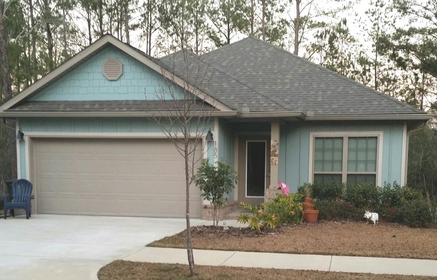 Beautiful new construction in LaGrange Landing! Introducing the Hudson floor plan. This new home features 3 bedrooms, 2 full baths, granite countertops an GE appliances in the kitchen and bathrooms. Its a short walk down the community path that leads you out to the creek which feeds into the Choctawhatchee Bay (via paddle boards and kayaks). LaGrange Landing Features a community pool and Fishing Dock. The neighborhood is close to Eglin Air Force Base, Destin and Santa Rosa Beach and the famous beaches of 30A. You are a short 20 minute drive to I10. LaGrange Landing will only be 2 minutes for the new Publix shopping center. Builder features 1 year builder warranty, 2 year mechanical and 10 year structural warranty.