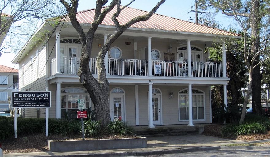 **MOTIVATED SELLER WILL ENTERTAIN OFFERS**THIS COMMERCIAL & RESIDENTIAL BUILDING IS IN DOWNTOWN FORT WALTON BEACH**WITHIN WALKING DISTANCE TO THE BEST RESTAURANTS & HISTORIC SITES IN THIS VACATION DESTINATION**THE LANDING IS THE MOST BEAUTIFUL WATERFRONT PARK IN FWB & HOLDS THE ANNUAL BILLY BOWLEGS FESTIVAL, WHICH ALSO HAS A BOAT RAMP FOR EASE OF ACCESS TO THE WATER WITHOUT THE DESTIN TRAFFIC**3650 HEATED AND COOLED SQ FOOTAGE**THE CLASSY COLONIAL STYLE EXTERIOR BOASTS LARGE WHITE COLUMNS, A LARGE PORCH & COPPER-TONE METAL ROOF**HARDI-PLANK EXTERIOR WITH VINYL SIDING**DOWNSTAIRS OFFERS A RECEPTION AREA, PRIVATE OFFICES, A WET BAR WITH REFRIGERATOR & A COVERED PORCH**10' CEILINGS W/ 8'' CROWN MOLDING**NO FLOOD INSURANCE REQUIRED**SEE THE DRONE FOOTAGE**