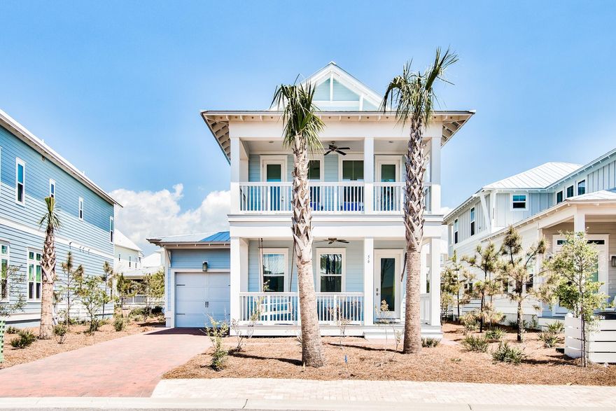 Located in the highly desirable and private community of WaterSound Beach, this enchanting custom-built coastal estate boasting of 4 bedrooms, and stunning high-end finishes and craftmanship.