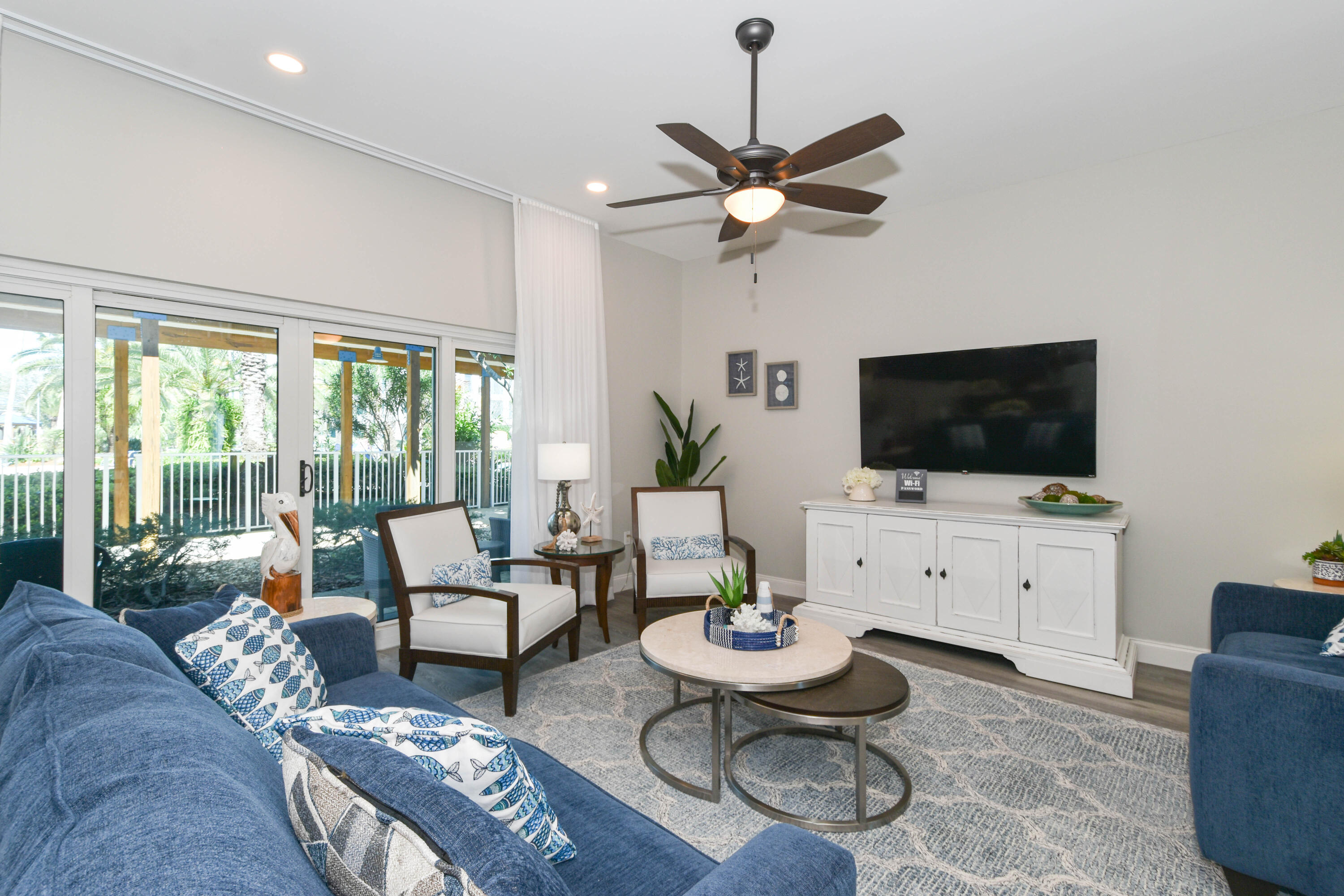 Check out this POOLSIDE VILLA at The Palms of Destin! Unit 3106 is upgraded and priced to move. Enjoy this amazing condo, which is one of the rare locations that works as a primary residence, second home, or investment property (i.e. AirBnB or VRBO short term rental). This turn-key 2 bed, 2 bath villa conveys fully furnished and is just 30 feet away from the resort-style pool area. No need to mess with elevators or deal with anyone living above/below your private villa. You'll love the updated furniture, fixtures, and decor! Don't forget to ask about the complimentary beach shuttle service to Henderson State Park and to the Commons as well. The Palms of Destin is famous for its amazing amenities, including the zero-entry pool, massive hot tub, brand new gym and cafe, restaurant... ...tennis courts, playground area, splash pads, and much more! Call today for a showing!!!