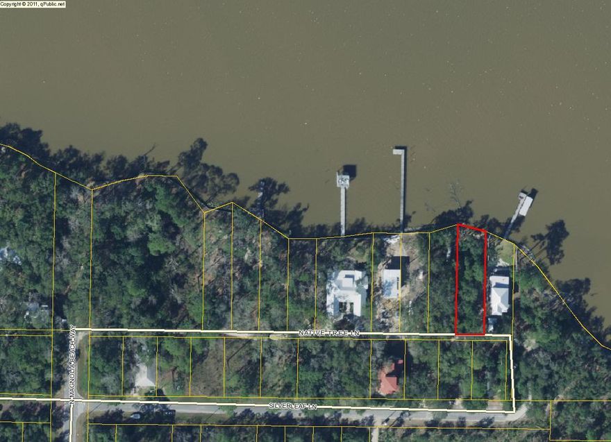 Perfect spot for your bayfront home. Located on Choctawhatchee Bay in Point Washington. Extremely quiet area with minimal neighbors. Point Washington lot is just minutes from Scenic Highway 30-A.