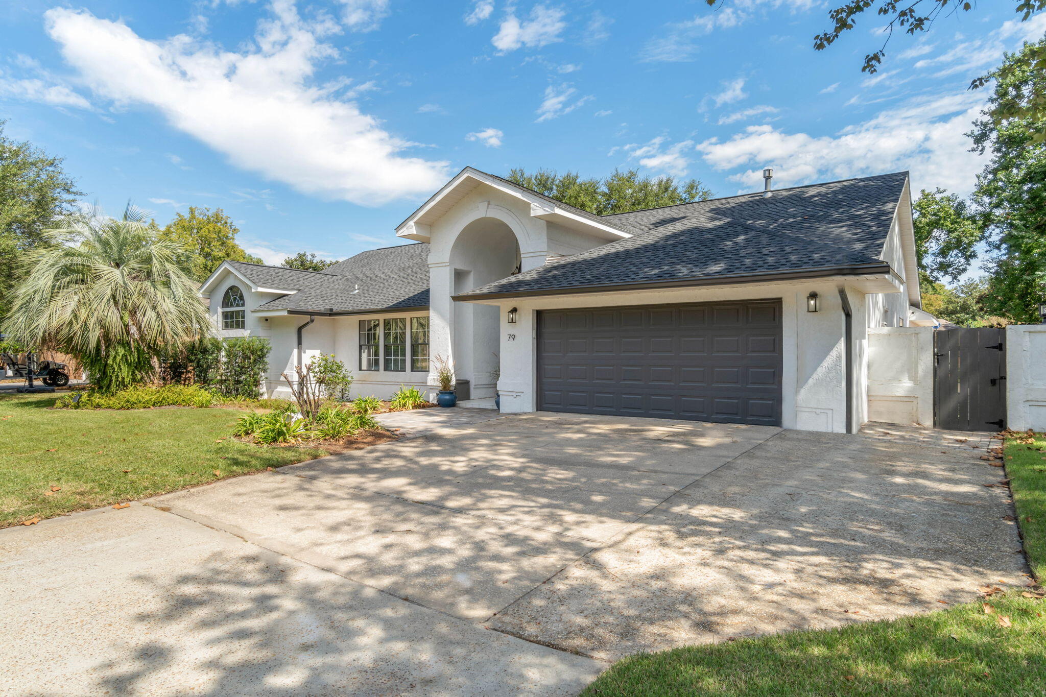New Roof and new gunite pool & spa surrounded by a beautiful paver patio make this updated home the perfect retreat! 4 Bed/2 Full Bath, split bedrooms & open concept hosts 2 living areas and a office/flex space. The foyer greets you with an area to hang the days worries & belongings. The vaulted ceilings throughout common areas and MBR adds to the relaxing feel of the home. The open kitchen/family room area has LVP flooring & highlighted by linear gas fireplace & built-ins. Upgraded kitchen has stainless appliances, double ovens, soft-close shaker kitchen cabinets, large island, quartz countertops & glass tile backsplash. Amazing backyard & large pool/spa, fire pit, paver patio, fenceing & room to play. Generac Generator. Buyer to verify all deemed important information.