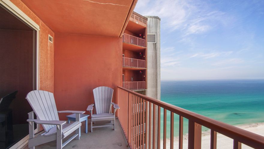 Welcome to this exceptional 21st-floor Gulf-front condo in the sought-after Shores of Panama Resort, located in the heart of Panama City Beach, Florida. Priced at $359,900, this 936-square-foot unit offers incredible value in one of the area's most popular complexes. This fully furnished condo features 1 bedroom, 2 full bathrooms, and a separate triple bunk room, comfortably sleeping up to 7 guests, including the pull-out couch in the family room. The modern kitchen is equipped with stainless steel appliances, granite countertops, and plenty of space for cooking and entertaining. Step onto the expansive balcony to enjoy breathtaking views of the resort-style lagoon pool and the Gulf of Mexico, a perfect spot for morning coffee or sunset relaxation. Shores of Panama is renowned for its incredible amenities, including a 20,000-square-foot lagoon-style beachfront pool with bridges, lush landscaping, and ample lounge seating, along with a massive outdoor hot tub, indoor heated pool, and hot tub. On-site dining options include tiki bars and the Sunset Bar & Grille. The resort also boasts a private beach area, a state-of-the-art fitness center, and easy access to water sports facilities. Situated just steps from the white sand beaches and a short distance to vibrant shopping, dining, and entertainment, this condo offers the perfect blend of relaxation and convenience. Don't miss this opportunity to own a beautifully appointed Gulf-front condo in one of Panama City Beach's premier resorts. Contact us today to schedule your private showing!