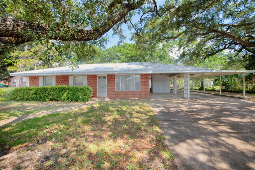 Price reduction 7-21-2023, owner says bring an offer!!!No HOA...Central Fort Walton Beach home located between Eglin AFB and Hurlburt Field. Beautiful exterior brick work,  1 owner 3 bedroom 1 1/2 bath home built in 1957.  This is a perfect home to update and flip or purchase and fix up to live in. Seller states home has copper wiring and the seller had a metal roof installed within last 5-6 years.  Home comes with 2 very  large sheds for extra storage.  Call your favorite real estate agent to schedule your viewing.