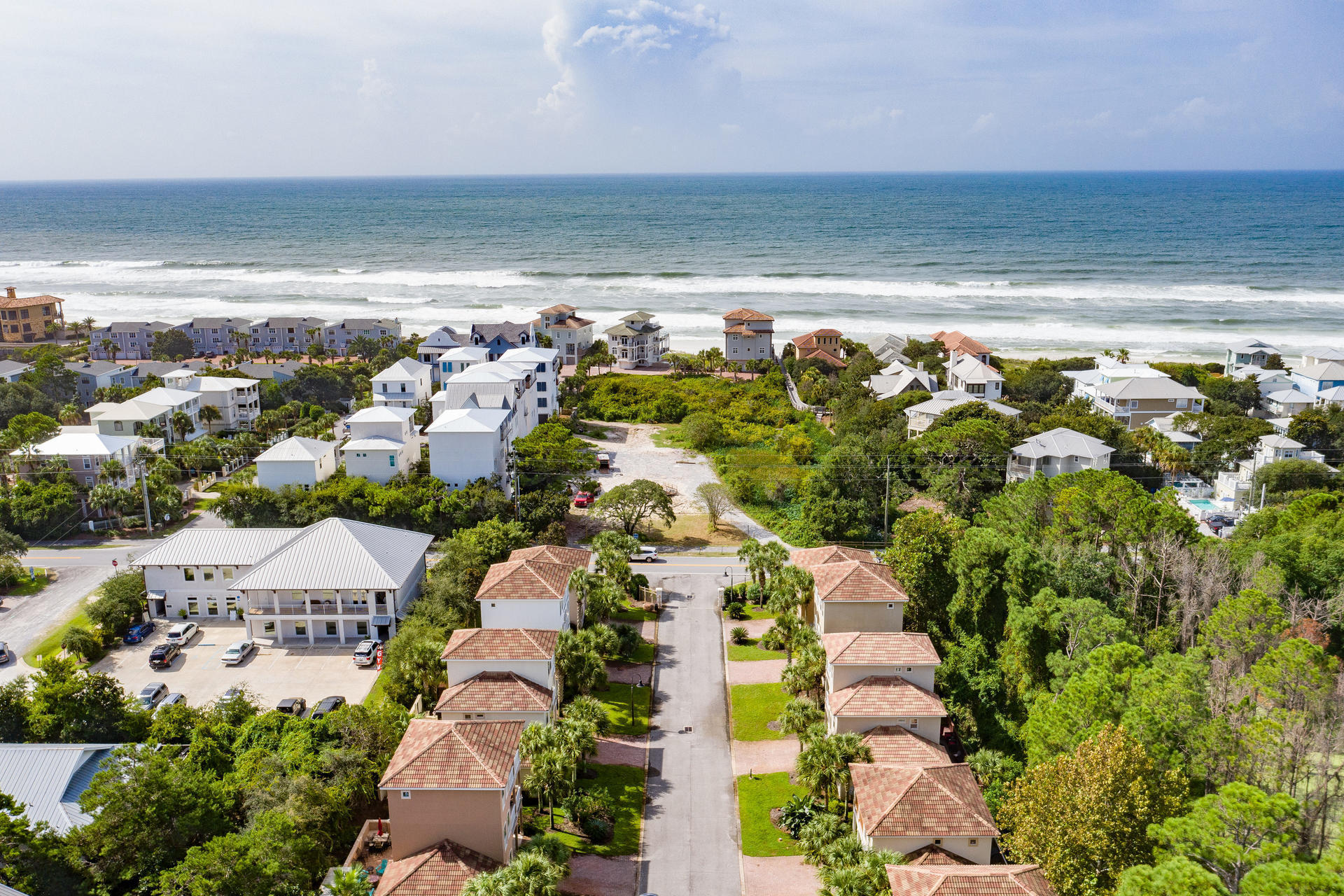 Ready for Beach Living on 30-A? 4 Bedrooms, 4 Baths, & Open Floor Plan & this beach home is only a short walk to the Beach access (@ Spooky Lane) & GULF PLACE! Perfect for Investment, 2nd Home or Primary Residence. Ideal Location offers 3 Public Beach Accesses within less than 1/4 mile! Walk to shopping, dining & entertainment at Gulf Place and the new Local's Favorite - Shunk Gully Oyster Bar! 1st floor has an open floor plan w/Living, Dining & Kitchen; a Guest Bedroom #1 & Full Bath; & Spacious walk in Laundry Room. There is a Private back Patio for entertaining Friends & Family! New HVAC Systems! Recently painted exterior. Kitchen has stainless appliances, granite & large pantry. Huge Master Bedroom w/ensuite Bath, garden tub and walk in closet is located on the second level.
