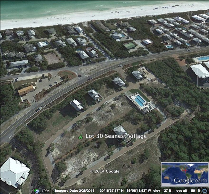 Seanest Village is a a new gated s/d located in Seagrove Beach, FL. This property is located close to the beach and it has very easy access to the 30-A bike path. Within this architecturally controlled community you will find the beautiful infinity edge swimming pool with observation deck for viewing the Gulf of Mexico. Several house's are already built in Seanest. This is a great place to build your dream house too.